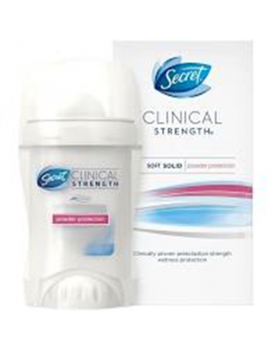 DESODORANTE PERSONAL SECRET CLINICAL POWER PROTECT BARRA 45 GR