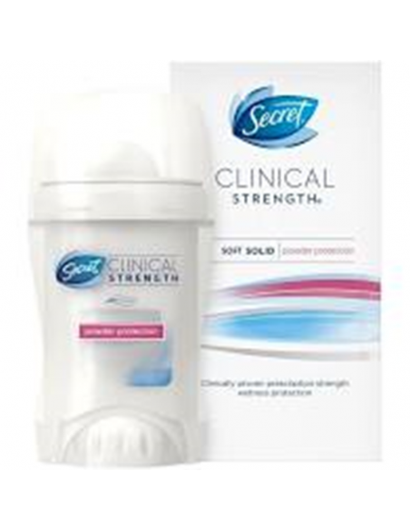 DESODORANTE PERSONAL SECRET CLINICAL POWER PROTECT BARRA 45 GR