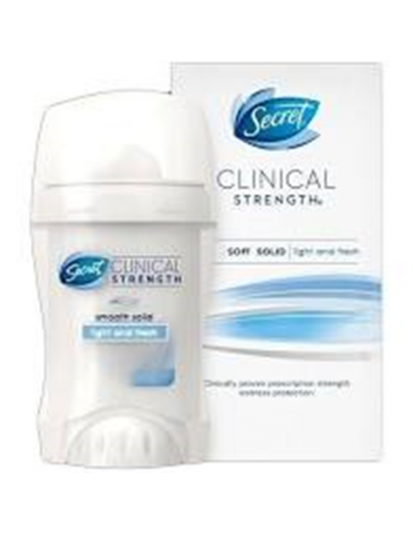 DESODORANTE PERSONAL SECRET CLINICAL LIGHT&FRESH 45 GR