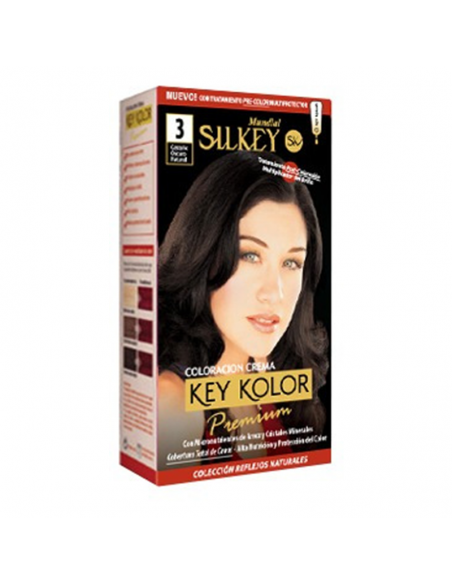 TINT SILKEY PREMIUM Nº3CASTAÑO OSCURO NAT
