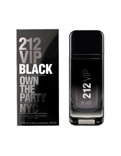 C HERRERA 212 VIP BLACK MEN EDP X100CC 