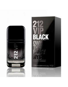 C HERRERA 212 VIP BLACK MEN EDP X50CC 