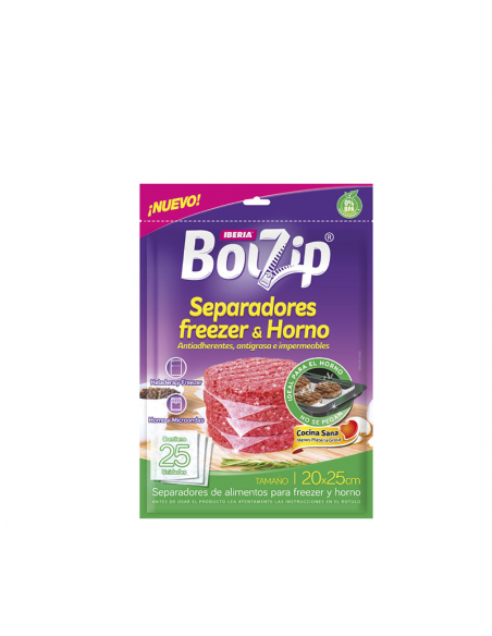 SEPARADOR IBERIA BOLZIP FREEZER/HORNO 25UN