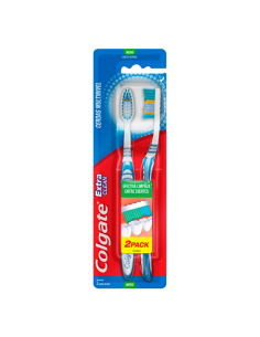 CEPILLO D.COLGATE EXTRA CLEAN MEDIO 2X1