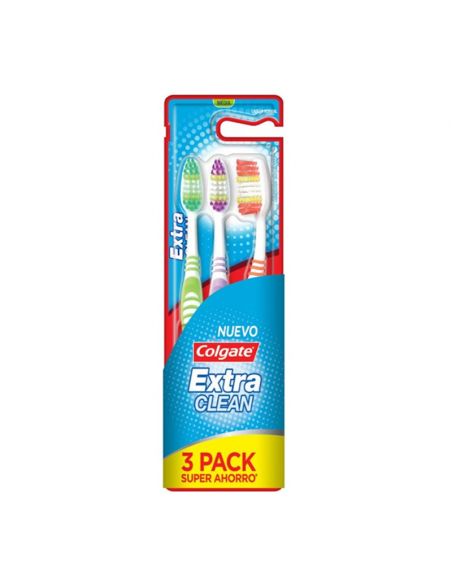 CEPILLOS DE DIENTES COLGATE EXTRA CLEAN LLEVE3 PAG2 3 UN