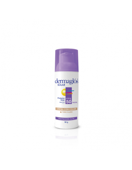 PROT SOLAR DERMAGLOS F50 FACIAL T CLARO 50