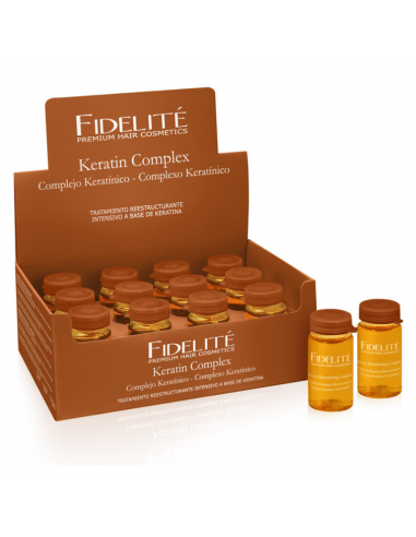 AMPOLLAS CAPILARES FIDELITE COMPLEJO KERATINICO 15 CC
