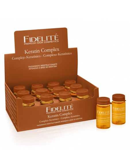 AMPOLLAS CAPILARES FIDELITE COMPLEJO KERATINICO 15 CC