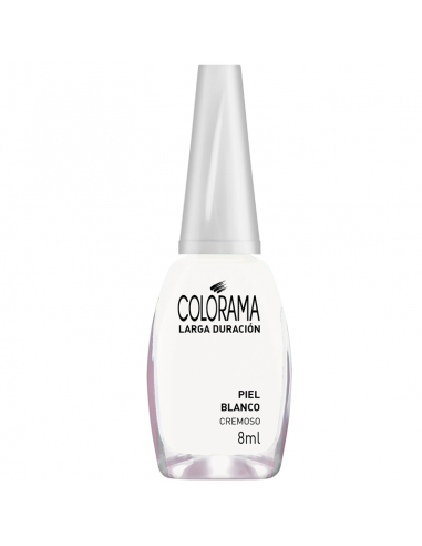 ESMALTES COLORAMA CREMA PIEL BLANCO  