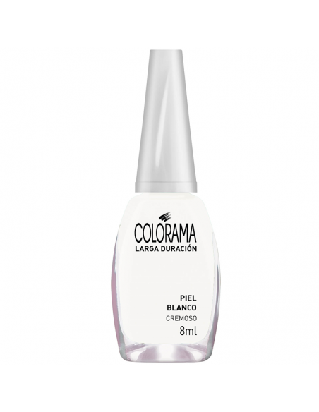 ESMALTES COLORAMA CREMA PIEL BLANCO  