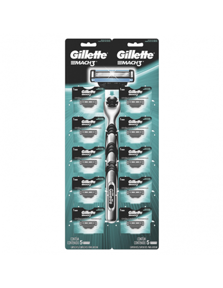 GILLETTE MACH 3 REP CARTEL 1UN