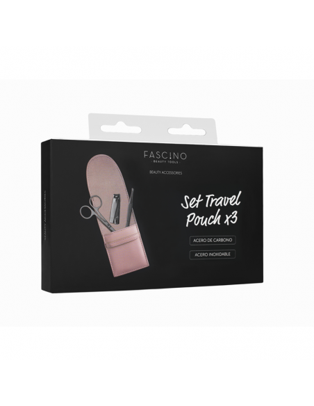 SET UÑAS FASCINO TRAVEL POUCH