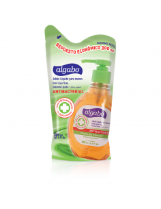 JABONES DE TOCADOR ALGABO ANTIBACTERIAL DP 300 CC