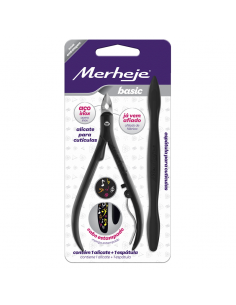 SET MERHEJE ALICATE PARA CUTICULAS+ESPAT