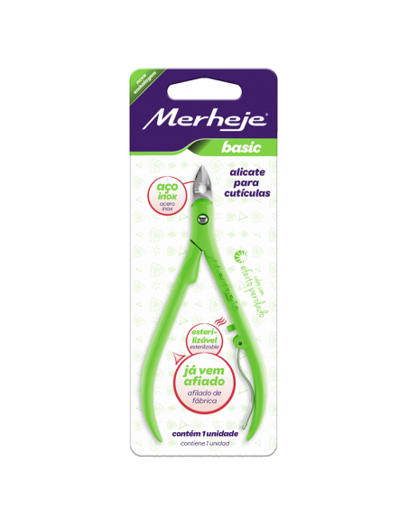ALICATE PARA CUTICULAS MERHEJE BASIC