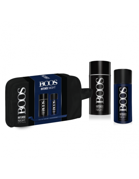 SET DE PERFUME BOOS INTENSE NIGHT EDP + DEO + NECESER 60 CC