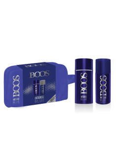 SET DE PERFUME BOOS INTENSE BLUE EDP + DEO + NECESER 60 CC