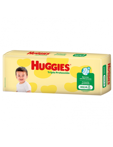 PAÑALES HUGGIES CLASSIC XGDE 8UN