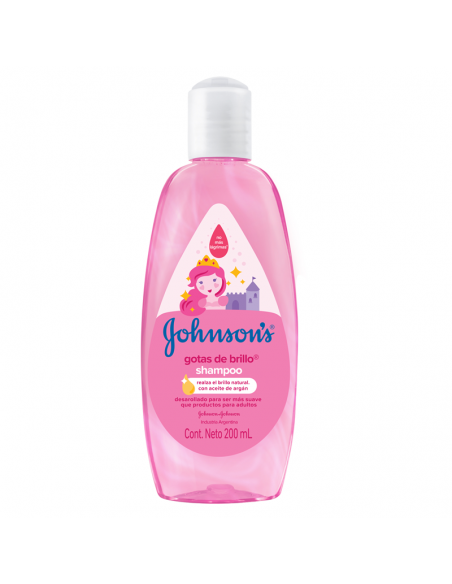 SHAMPOO JOHNSON S BABY GOTAS DE BRILLO 200 CC