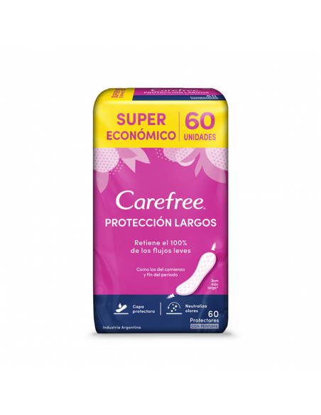 PROT.DIARIO CAREFREE LARGOS S/A 60UN