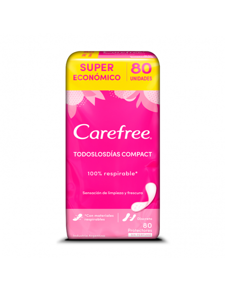 PROT.DIARIO CAREFREE PROTEC 80UN