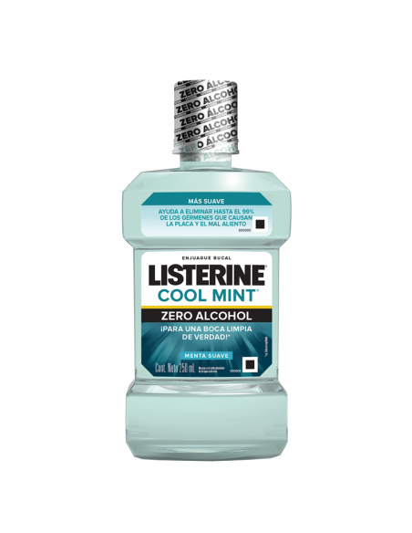 ENJUAGUE BUCAL LISTERINE ZERO COOL MINT 250 CC