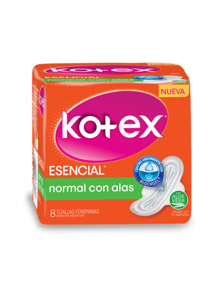T.F.KOTEX ESENCIAL C/A 8UN