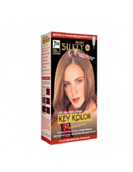 TINT SILKEY PREMIUM Nº7.14 RUBIO MED CHOC