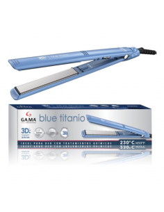 PLANCHA GAMA ELEGANCE 3D BLUE TITANIO