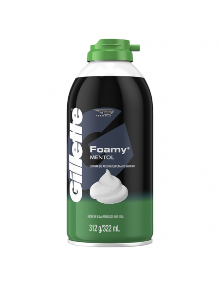 ESPUMA D AFEITAR GILLETTE FOAMY MENT 312GR