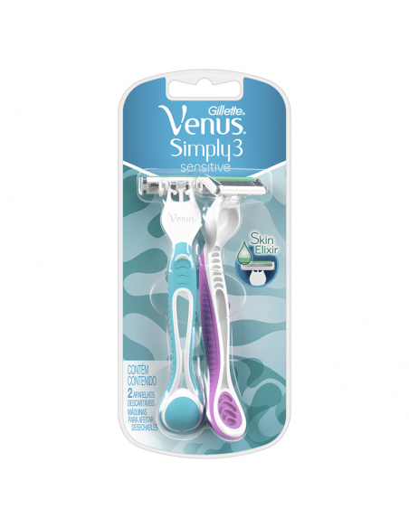 GILLETTE VENUS SUAVE SENSITIVE MAQ 2UN