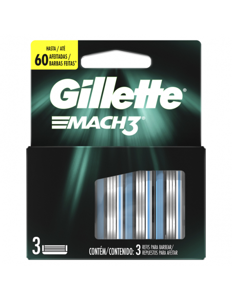 GILLETTE MACH 3 REGULAR REP 3UN