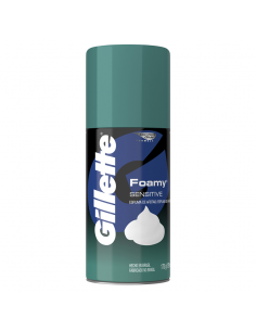 PRODUCTOS PARA AFEITADO GILLETTE FOAMY PIEL SENSIBLE 175 GR