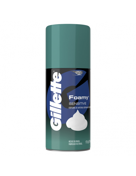 PRODUCTOS PARA AFEITADO GILLETTE FOAMY PIEL SENSIBLE 175 GR
