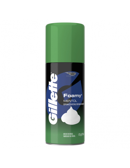 ESPUMA D AFEITAR GILLETTE FOAMY MENT 175GR