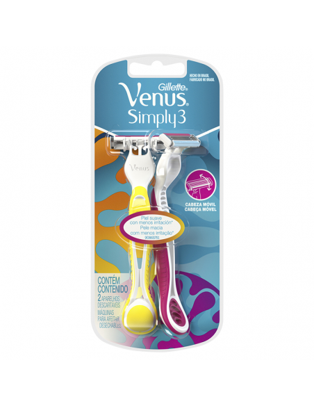 GILLETTE VENUS SIMPLY MAQUINA 2UN