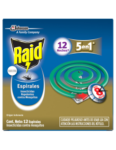 ESPIRALES RAID VERDE 12UN