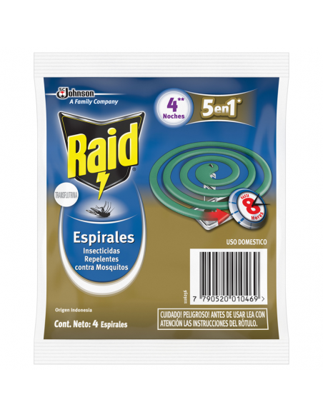 ESPIRALES RAID VERDE 4UN
