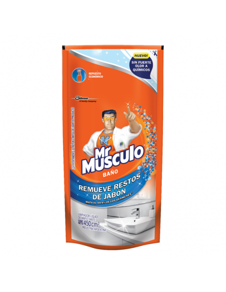 LIMPIADORES MR. MUSCULO REPUESTO DOY PACK 450 CC