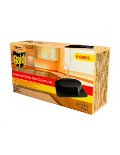 INSECTICIDA RAID 6 CEBOS 1UN