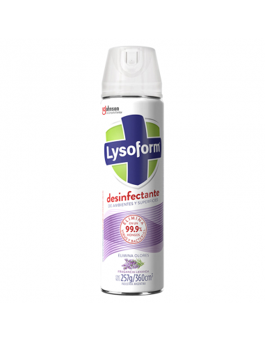 DESINFECTANTES EN AEROSOL LYSOFORM LAVANDA 360 CC