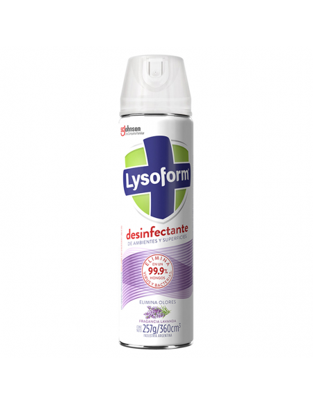 DESINFECTANTES EN AEROSOL LYSOFORM LAVANDA 360 CC