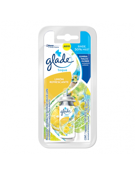 DEO.AMB GLADE TOQUE LIMON REP 12CC