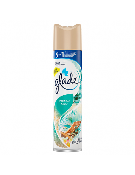 DESODORANTE DE AMBIENTE GLADE PARAíSO AZUL 360 CC