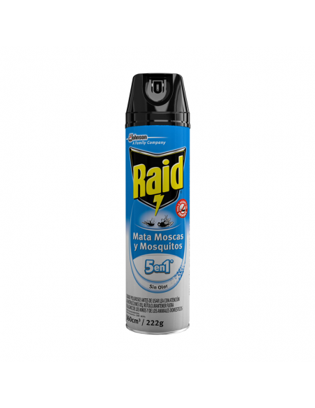 INSECTICIDA RAID MMM S/OLOR QUIMICO 360CC