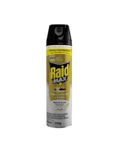 INSECTICIDA RAID MAX S/OLOR CUCARACHA 360C