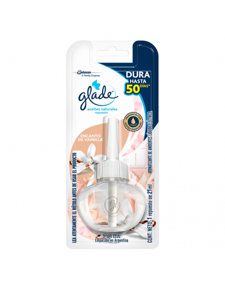 DEO.AMB GLADE ACEITE NAT VAINILLA REP 21CC