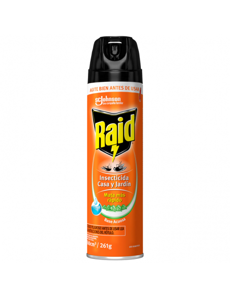 INSECTICIDA RAID CASA Y JARDIN 360CC