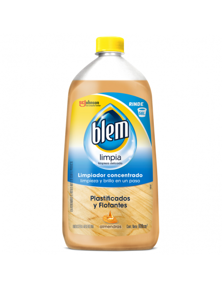 CERA BLEM PISO PLASTIFICADO ALMENDRA 800CC