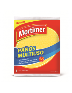 PAÑO MORTIMER MULTIUSO AMARILLO 3UN